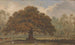 Landschap met herten onder de Eik der Bedelaars Parc Dagots - James Ward — weergave van het kunstwerk