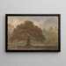 Landschap met herten onder de Eik der Bedelaars Parc Dagots - James Ward — ingelijst kunstwerk aan de muur