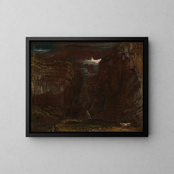 Schets voor Gordale Scar - James Ward — ingelijst kunstwerk aan de muur