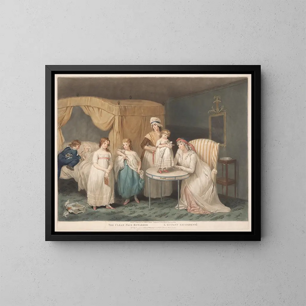 Het zuivere gezicht beloond - James Ward — ingelijst kunstwerk aan de muur