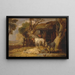 La cour de paille - James Ward — ingelijst kunstwerk aan de muur