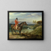 Théophile Levett en een favoriete jager - James Ward — ingelijst kunstwerk aan de muur