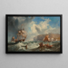 Passant de de boei uit de haven Whitby - James Wilson Carmichael — ingelijst kunstwerk aan de muur