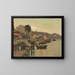 Dorp aan de kust - James Wilson Morrice — ingelijst kunstwerk aan de muur