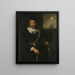 Portrait painting of Jan Cornelisz Meppel, Lieutenant Admiral of Holland and West Frisia - Jan Albertsz Rotius — framed artwork on a wall