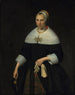 Portret van een dame - Jan Albertsz Rotius — weergave van het kunstwerk
