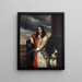 Engel de Ruyter 1648-83 Vice-amiral Fils de Michiel Adriaensz de Ruyter - Jan Andrea Lievens — framed artwork on a wall