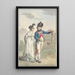 Officier batave de la 1ère Demi-Brigade 1801 - Jan Anthonie Langendijk — ingelijst kunstwerk aan de muur