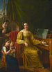 Zelfportret met familie - Jan Antoni Blank — weergave van het kunstwerk