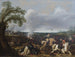 De koning Gustaaf II Adolf van Zweden bij de Slag bij Lützen, 16 november 1632 - Jan Asselijn — weergave van het kunstwerk