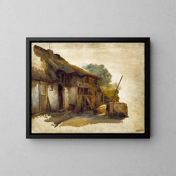 Ferme - Jan August Hendrik Leys — ingelijst kunstwerk aan de muur