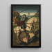 Sainte Catherine, Saint Georges et le dragon - Jan Baegert — ingelijst kunstwerk aan de muur
