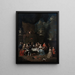 Tuinfeest voor een kasteel - Jan Baptist Lambrechts — ingelijst kunstwerk aan de muur