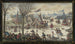 Winterlandschap met personages - Jan Berents — weergave van het kunstwerk