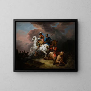 Jan Bogumi Plersch - Battle Scene.webp