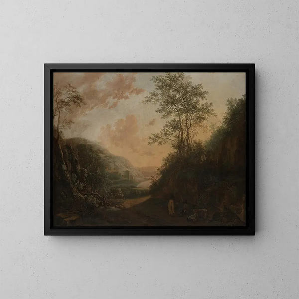 Landschap - Jan Both — ingelijst kunstwerk aan de muur