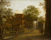 Straat met een ophaalbrug - Jan Both — weergave van het kunstwerk