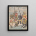 Ridders met familiewapens van Brandes en Hirschman - Jan Brandes — ingelijst kunstwerk aan de muur
