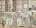 De Bezoek in een Europees Huis in Batavia - Jan Brandes — weergave van het kunstwerk