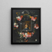 Een bloemenkrans rondom de Maagd en het Kind - Jan Brueghel de Jonge — ingelijst kunstwerk aan de muur