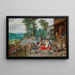 van de Allégorie van de Geur - Jan Brueghel de Jonge — ingelijst kunstwerk aan de muur
