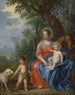 De Heilige Familie met Johannes - Jan Brueghel de Jonge — weergave van het kunstwerk