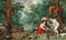 Diane en haar nimfen die vissen vangen - Jan Brueghel de Jonge — weergave van het kunstwerk