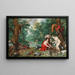 Diane en haar nimfen die vissen vangen - Jan Brueghel de Jonge — ingelijst kunstwerk aan de muur