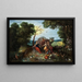 Landschap met allegorieën van de vier elementen - Jan Brueghel de Jonge — ingelijst kunstwerk aan de muur