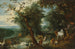 Paradijs - Jan Brueghel de Jonge — weergave van het kunstwerk