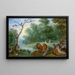 van het Paradijs met de val van de mens - Jan Brueghel de Jonge — ingelijst kunstwerk aan de muur