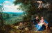 Rust tijdens de vlucht naar Egypte - Jan Brueghel de Jonge — weergave van het kunstwerk