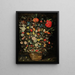 Natuurstudie met een groot boeket bloemen in een houten emmer - Jan Brueghel de Jonge — ingelijst kunstwerk aan de muur