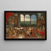 van de vijf zintuigen L' gehoor - Jan Brueghel de Jonge — ingelijst kunstwerk aan de muur