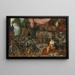 De Vijf Zintuigen: het tastgevoel - Jan Brueghel de Jonge — ingelijst kunstwerk aan de muur
