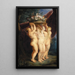 Les Trois Grâces - Jan Brueghel le Jeune — ingelijst kunstwerk aan de muur