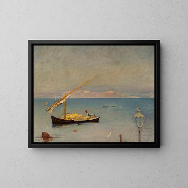 Aan de Bosporus - Jan Cybis — ingelijst kunstwerk aan de muur