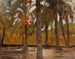 van Egyptische palmwoud schilderij - Jan Cybis — weergave van het kunstwerk