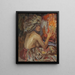 Vuur - Jan Cybis — ingelijst kunstwerk aan de muur