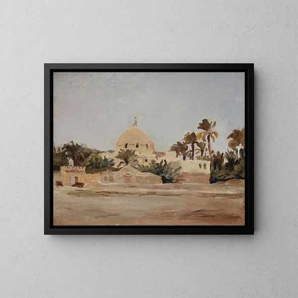Van Caïro tot reis door Egypte - Jan Cybis — ingelijst kunstwerk aan de muur