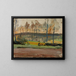 Jan Cigliski - In Front of the Orthodox Church at Evening.webp