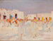 Kairouan in een bazaar - Jan Cybis — weergave van het kunstwerk