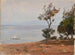 Landschap van de reis naar Constantinopel - Jan Cybis — weergave van het kunstwerk