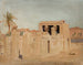 van het Banque de Louxor op de Nijl, uit de reis naar Egypte - Jan Cybis — weergave van het kunstwerk