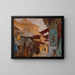 Bazaar de Smyrne - Jan Cybis — ingelijst kunstwerk aan de muur