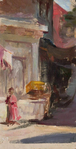 Jan Cigliski - Street fragment From the journey to Constantinople.webp