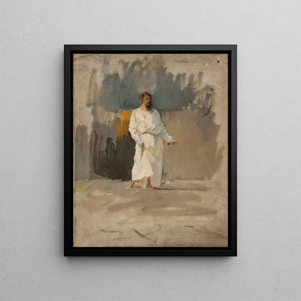 Jan Cigliski - Study of Christ for the painting Pool of Siloam.webp