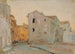 Fragment architectonisch van Syracuse - Jan Cybis — weergave van het kunstwerk