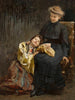 Twee zussen - Jan Cybis — weergave van het kunstwerk
