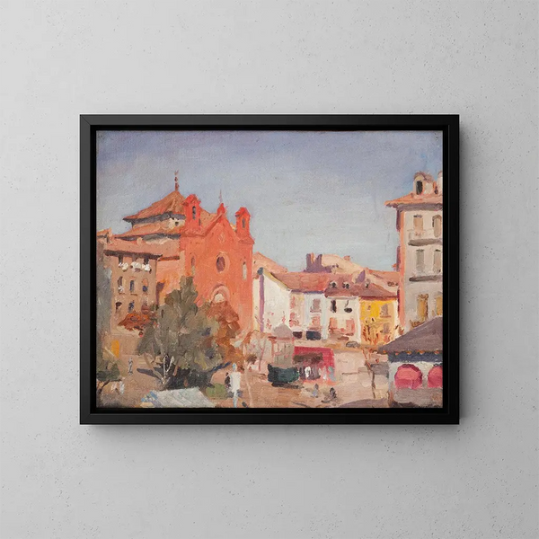 Valladolid - Jan Cybis — ingelijst kunstwerk aan de muur